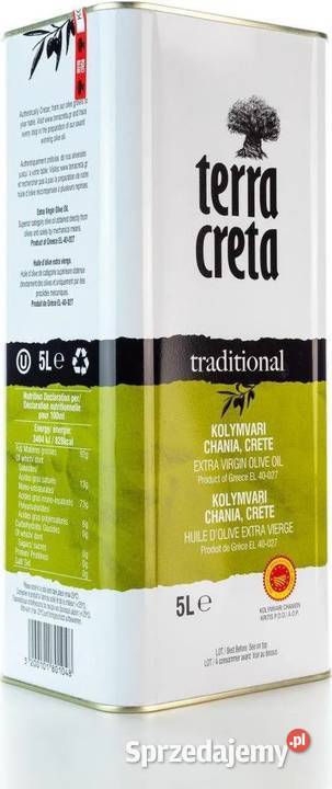 Oliwa z oliwek Terra Creta Kolymvari 50l x 2 10 Świdnica