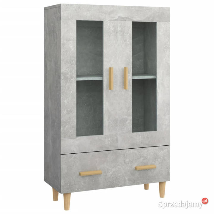 Wysoka szafka szarość betonu 70x31x115 WM812550 Warszawa
