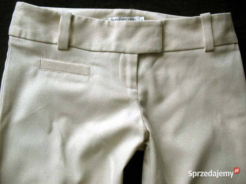 Spodnie złote rurki 36 S biodra 74 Siedlce sprzedam