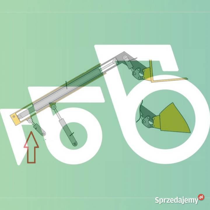 Siłownik hydrauliczny kompensacji KRAMER KT457 wielkopolskie Wilkowo sprzedam