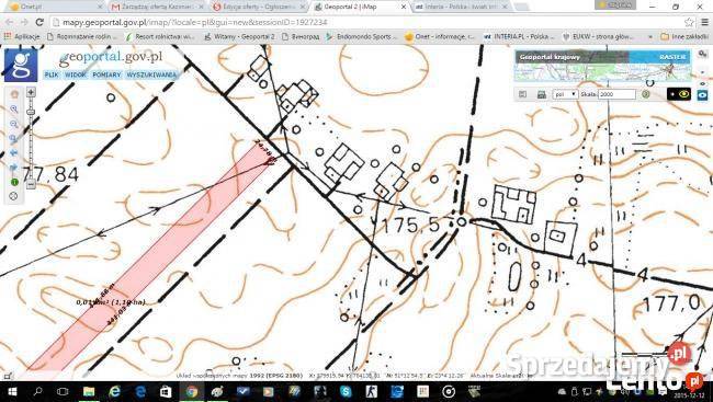 Działka Dąbrowa 5863 Działka rolno budowlana