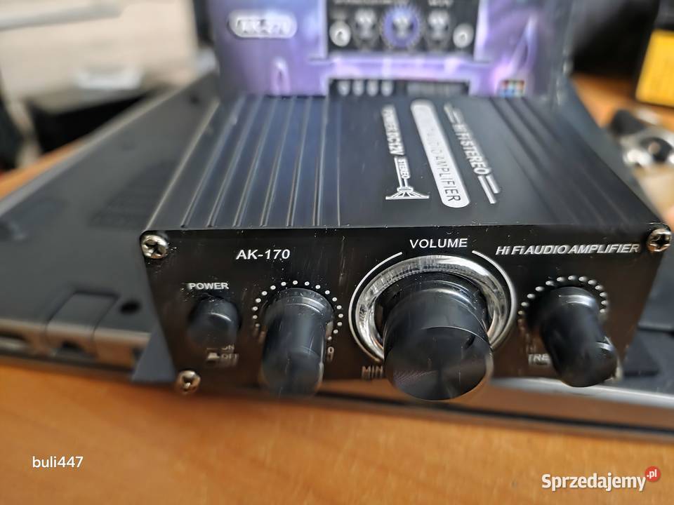 mini wzmacniacz stereo hifi 12v Wzmacniacze śląskie Chełm Śląski