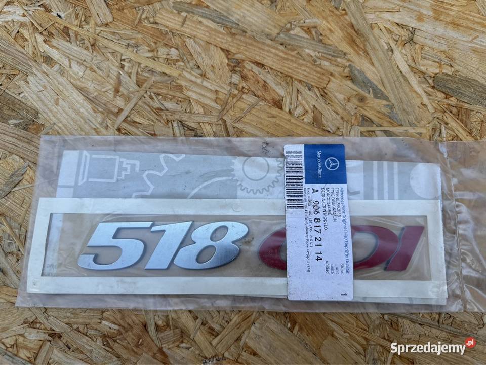Napis emblemat znaczek Mercedes sprinter W906 osobowe Międzychód