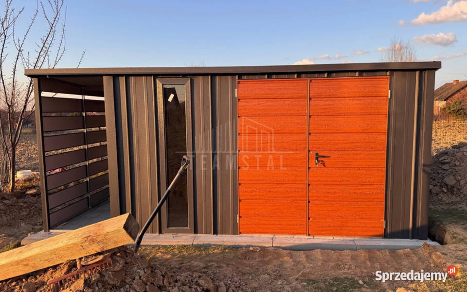Schowek Domek ogrodowy 5x4 m wiata 1 m brama Tczew sprzedam