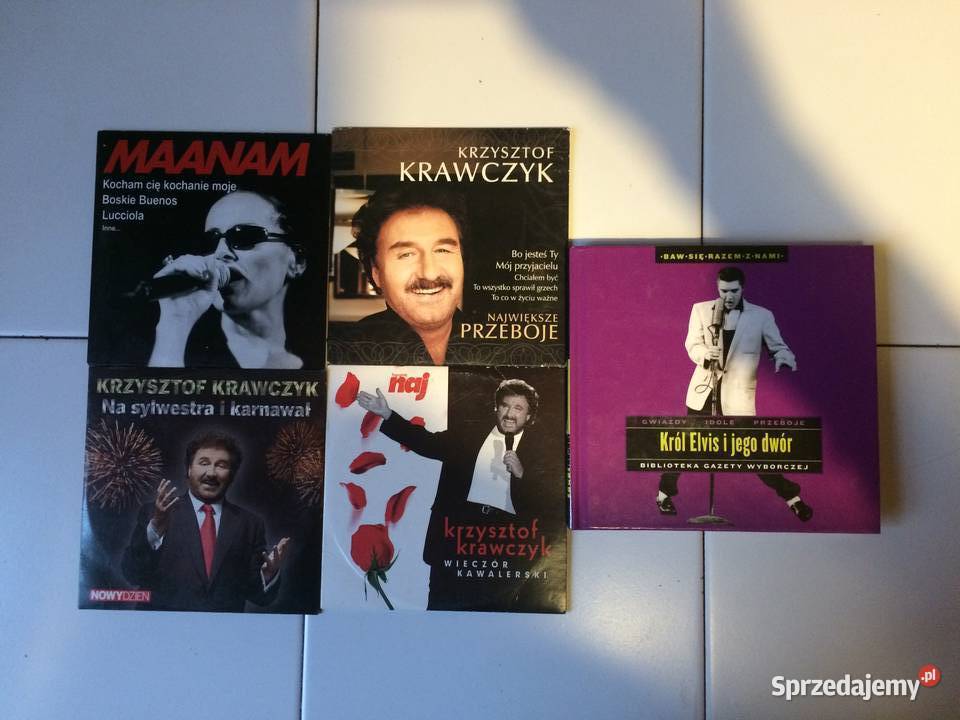 Manam krawczyk Presey 5 płyt CD Płyty i kasety Warszawa sprzedam