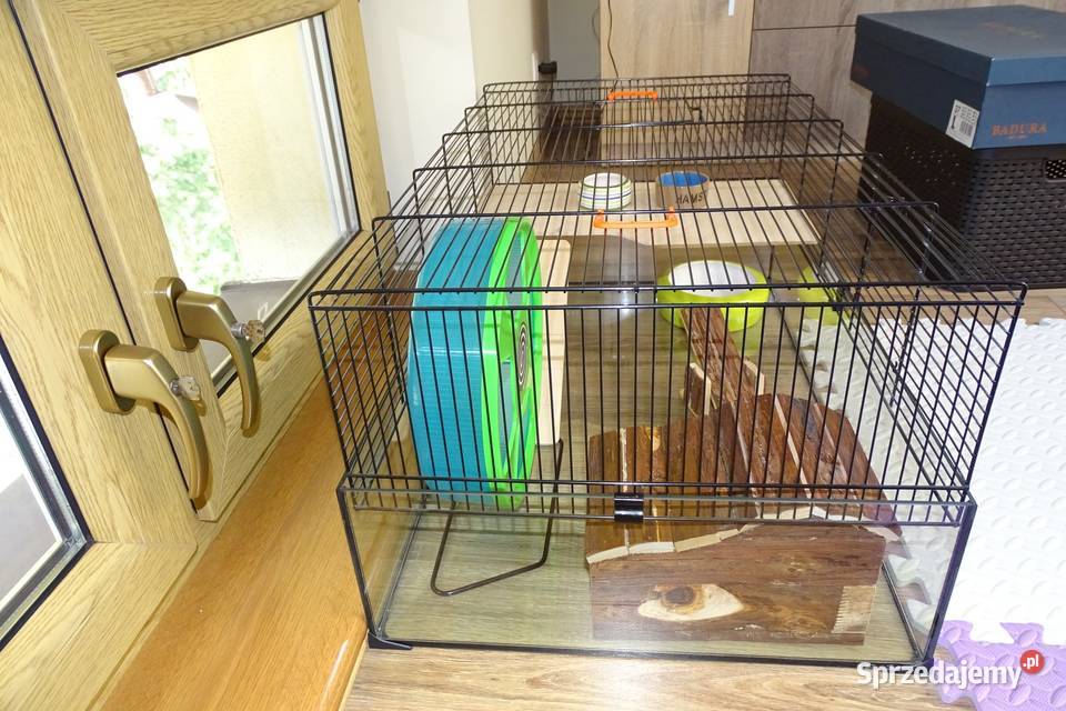 Używana klatka chomika 80x46 wys 35 małopolskie Kraków