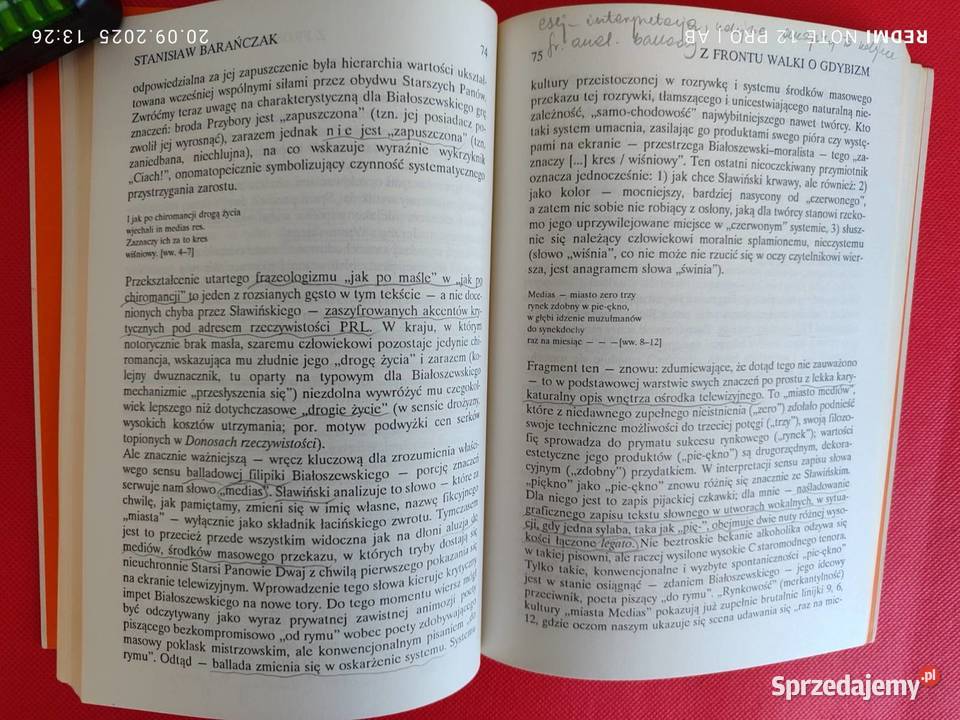 Teksty Drugie 4 28 1994 Sławiński IBL PAN Katowice