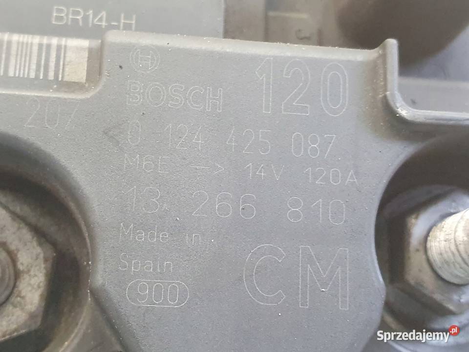 ALTERNATOR Opel Corsa D 14 16V bosch 0124425087