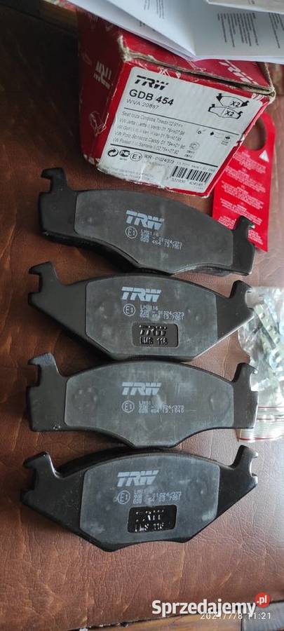 Klocki hamulcowe TRW GDB454 Nowe