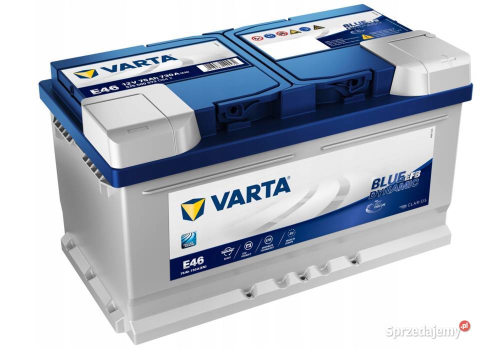 Akumulator VARTA 12V 75Ah 730A EFB Start Stop dolnośląskie Wrocław sprzedam
