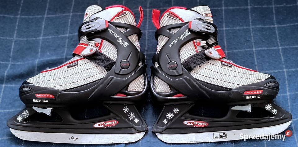 Dziecięce łyżwy regulowane Hy Sports rozmiar 32 Łyżwiarstwo i hokej sprzedam
