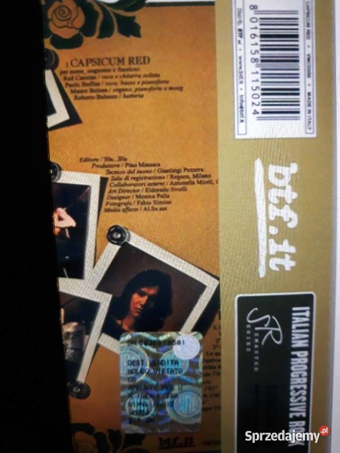 Perełka włoskiego Prog Rocka CAPSICUM RED Płyty i kasety podkarpackie Rzeszów sprzedam