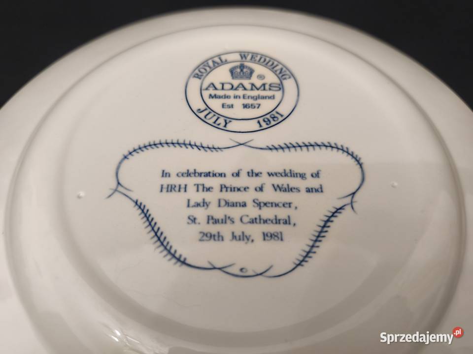 Talerz angielski Adams Chełm