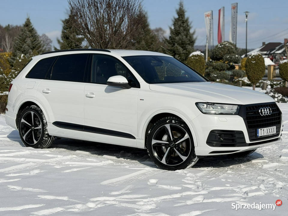 Audi Q7 Bagato Wyposażona S Line Polski Salon gniazdo AUX Widełki
