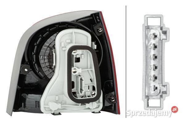 Volkswagen Polo 9N3 0509 Lampa tylna lewa Łódź
