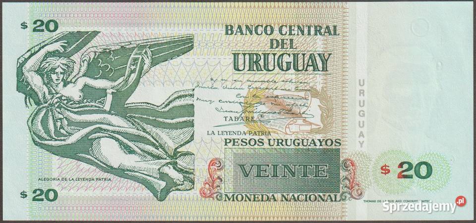 URUGWAJ 20 PESOS 2000 SAN MARTIN STAN BANKOWY łódzkie Łódź sprzedam
