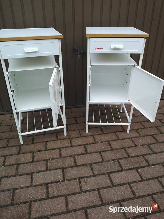 Stoliki Szafka Metalowa Medyczna Stara Szpitalna Swarzędz