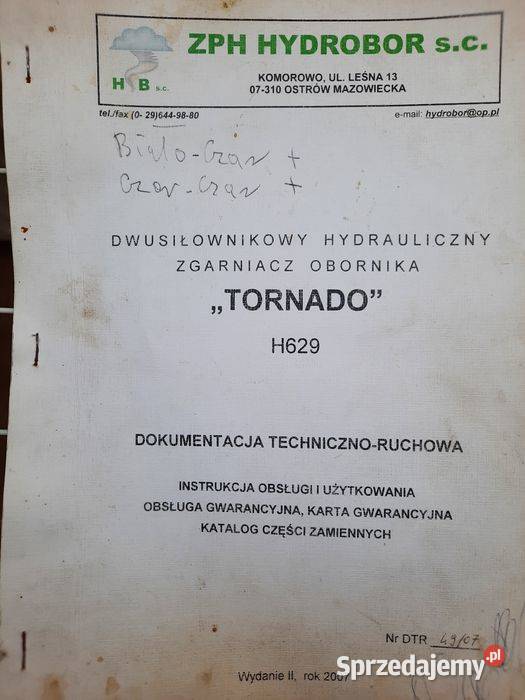 Hydrauliczny zgarniacz obornika usuwacz 2007 r nieuszkodzony Gant sprzedam