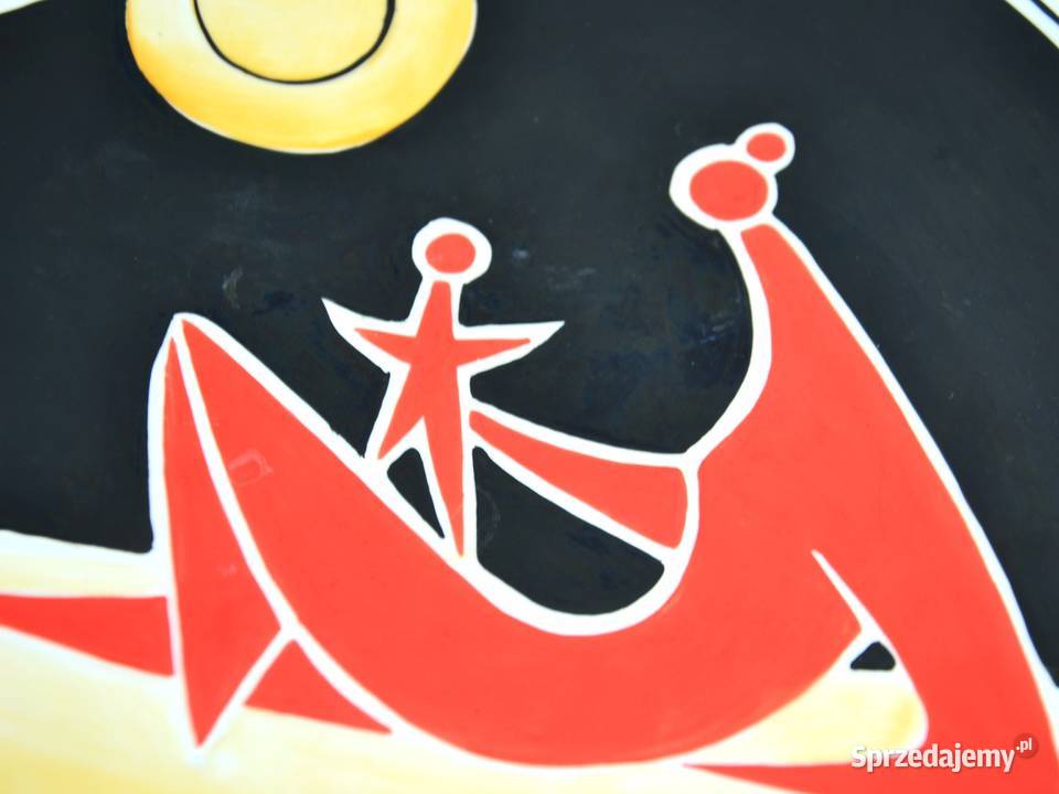 Patera art deco Zsolnay Trk Jnos Węgry lata 60te Warszawa