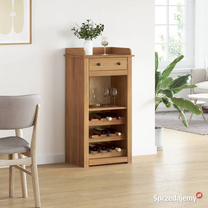 Szafka na wino Panama 57x40x1115 lite drewno Warszawa