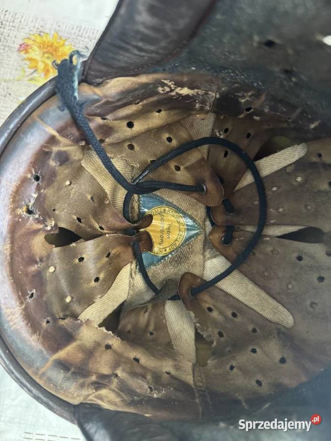 Kask orzeszek PRL 5556 biały Sokołów Podlaski