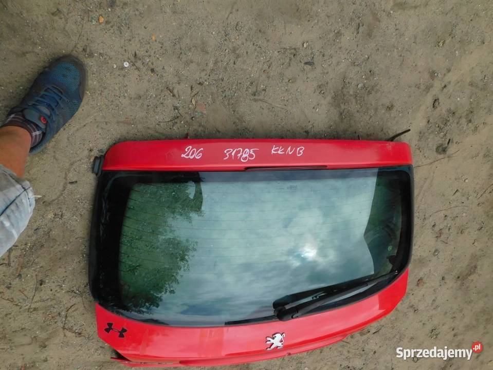peugeot 206 klapa kolor KKNB 31785 WYSYŁKA Żory