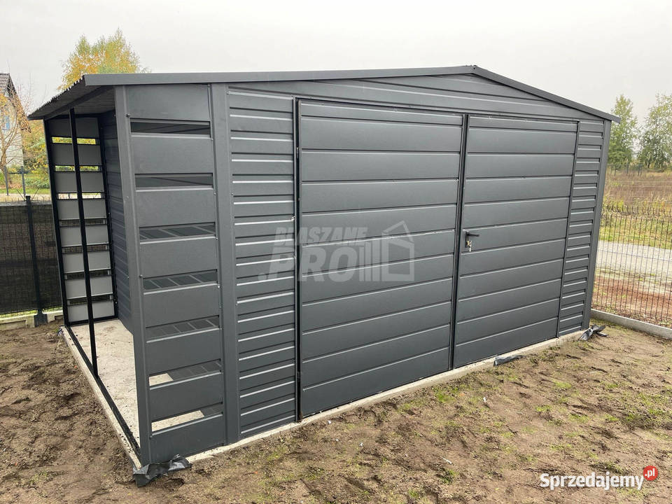 Domek Ogrodowy 4x3 wiata antracyt Brama Sprzedaż