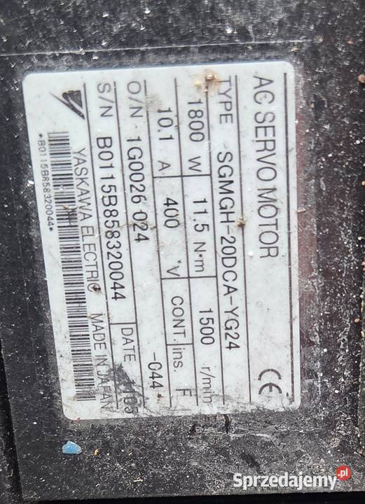 YASKAWA SGMGH20DCCAYG24 SERVOMOTOR 1800W Elbląg