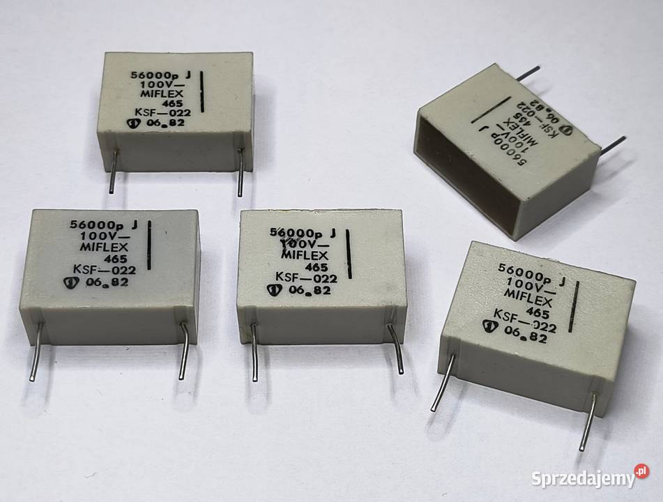 Kondensator 56nF 100V KSF022 Unitra MIFLEX Gdańsk sprzedam