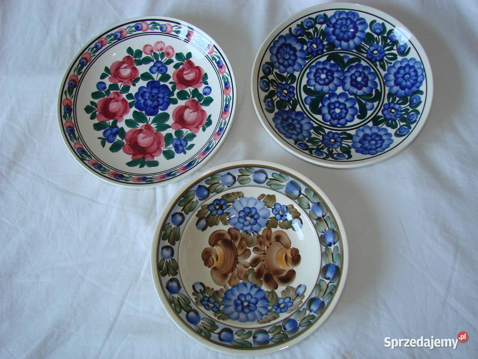 Koło fajansowy talerz PRL Pruszcz Gdański