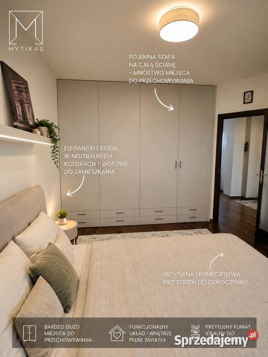 ELEGANCKIE 3 POKOJE NA KABATACH 62 M 2 BALKONY Warszawa