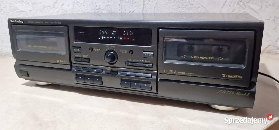 Technics magnetofon dwukasetowy RSTR373M2 RS TR Międzychód