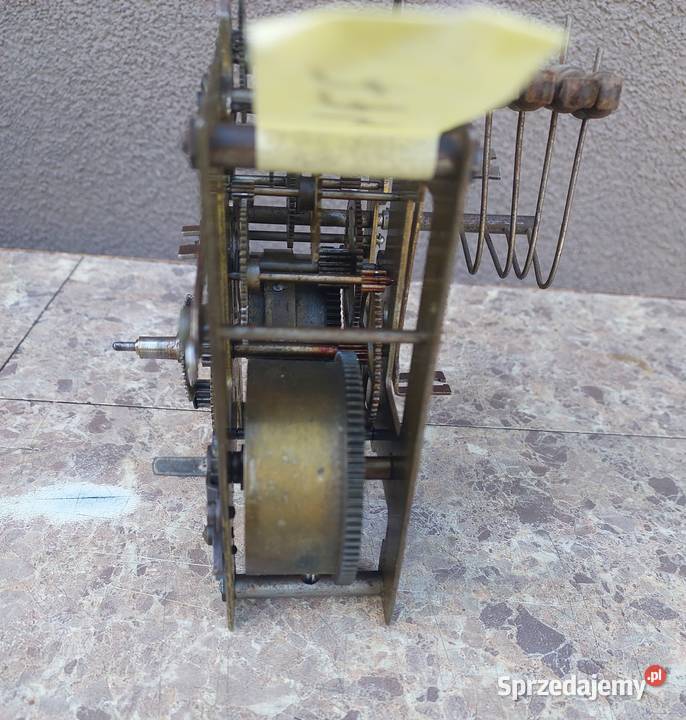 774 Mechanizm zegara ściennego GB P48 Mod 1915 Antyki Tczew