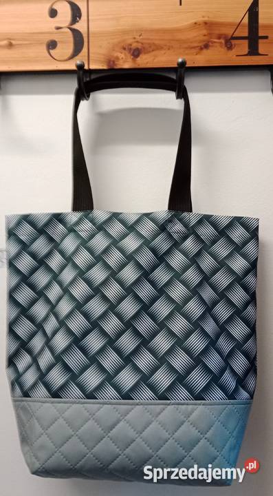 Torba codzienna wodoodporna szary/srebrny śląskie Gliwice