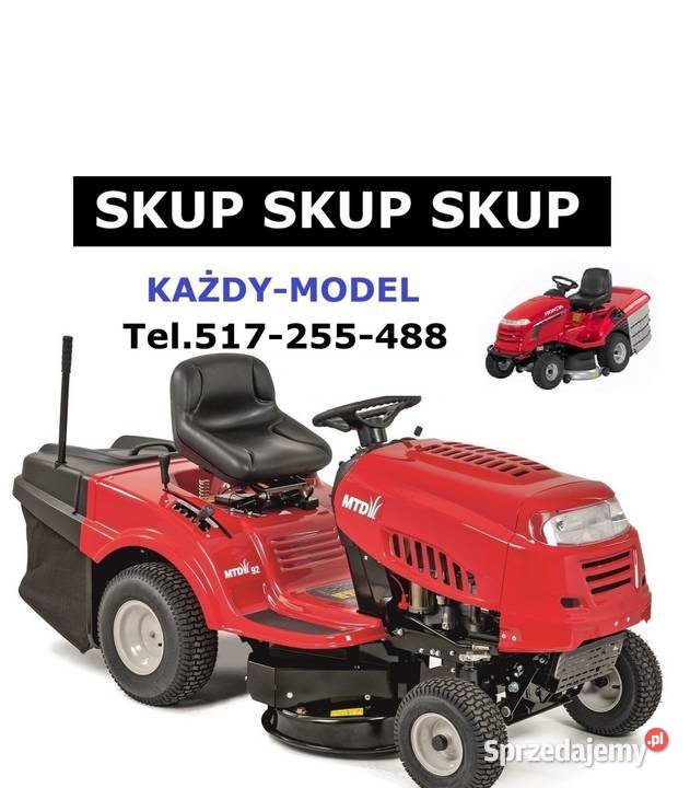 SKUP TRAKTORKÓW DO TRAWY TRAKTORKI KOSIARKI Kraków reklama