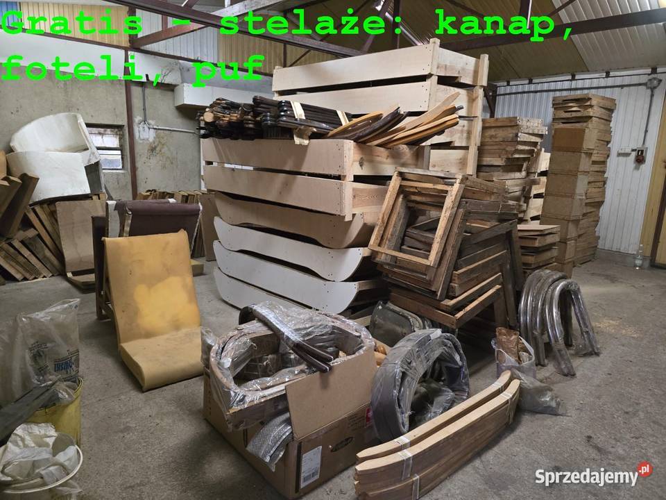 Artykuły meblarskie pianka zszywki nici Kleczew