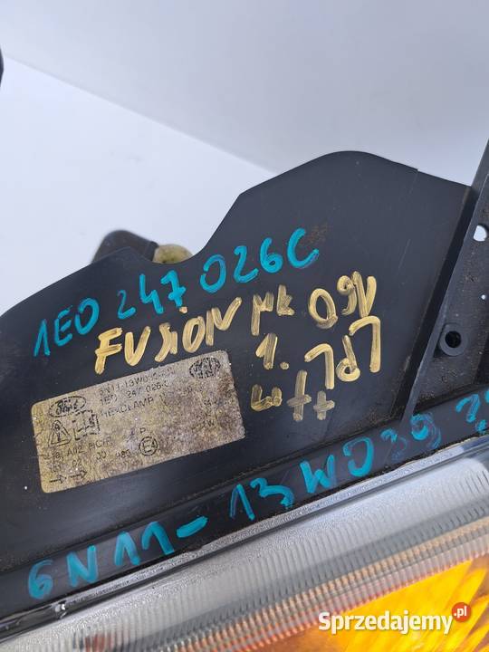 FORD FUSION MK1 LIFT LAMPA PRZÓD PRZEDNIA LEWA Lampy przednie