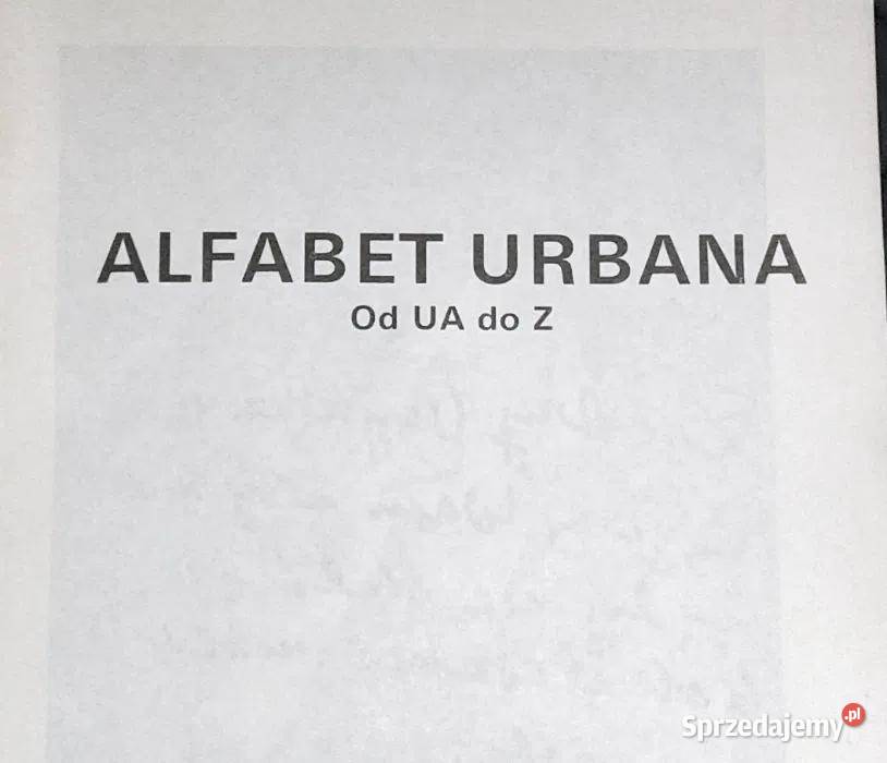 Alfabet Urbana UA do Z Jerzy Urban Chełm sprzedam