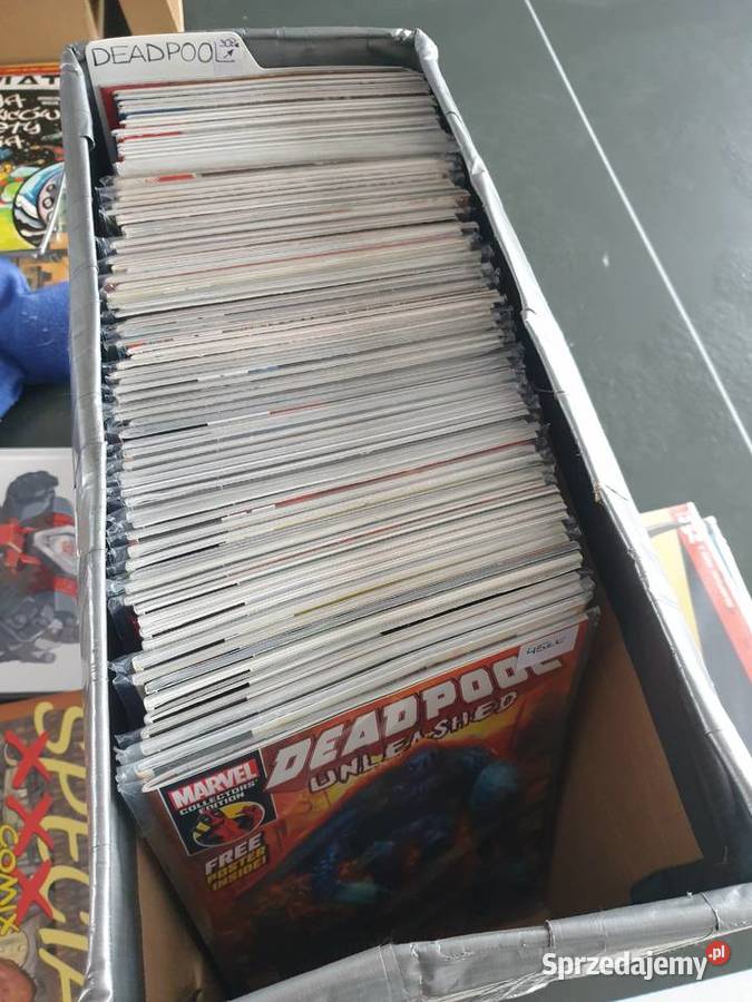 Wolverine Deadpool zestaw 86 komiksów Marvel USA Amerykańskie pomorskie Gdynia sprzedam