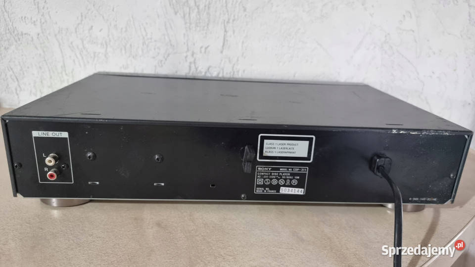 SONY CDP 311 odtwarzacz kompaktowy CD player Międzychód