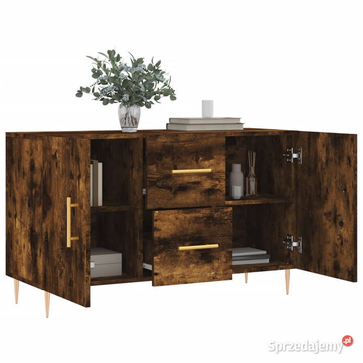 Komoda przydymiony dąb 100x36x60 materiał Warszawa