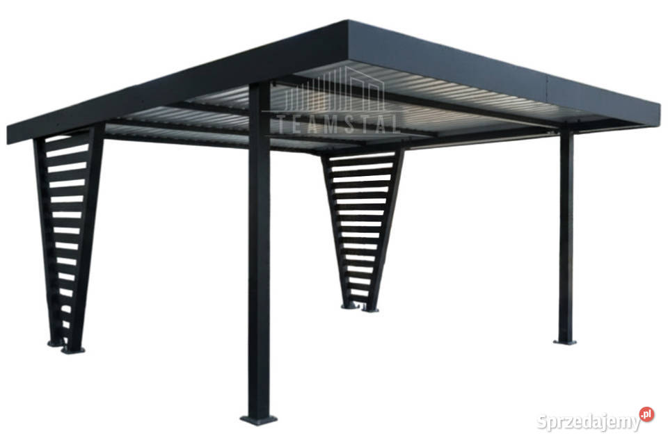 Carport V PREMIUM 48x5m Wypełnienie panelami Sprzedaż Ełk