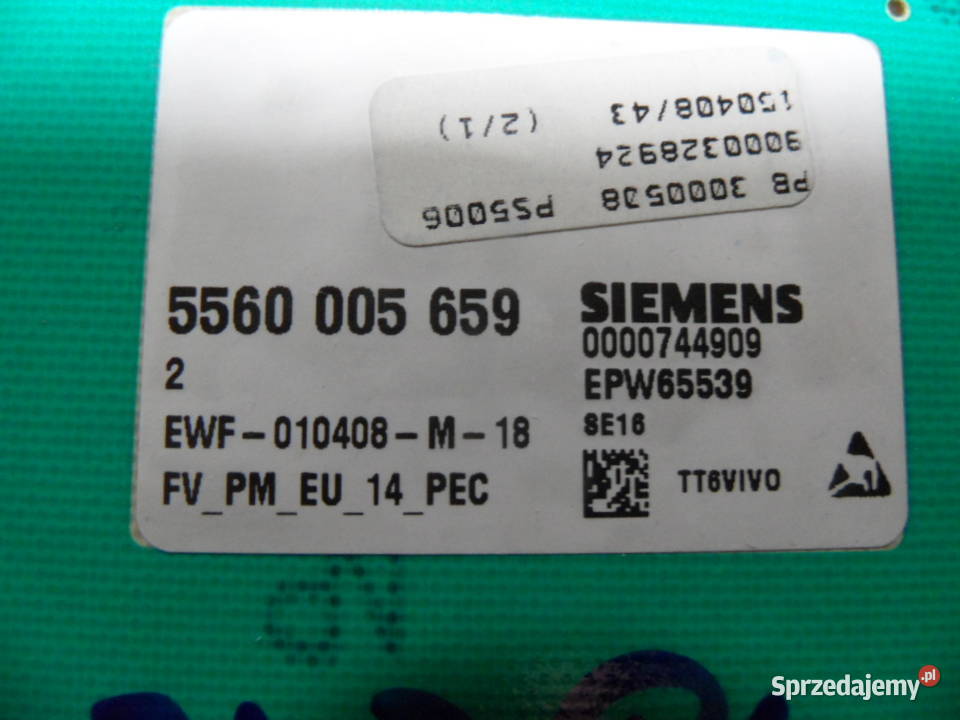 programator pralki siemens WM12E360 Strawczyn
