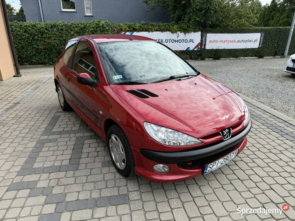 Peugeot 206 11 60 Krajowy Serwisowany Koła lato wspomaganie kierownicy śląskie