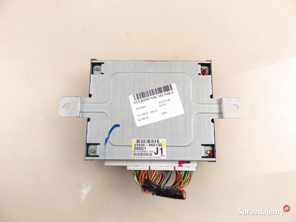 STEROWNIK SUBARU JUSTY III 13 AWD 3392086G12 osobowe sprzedam