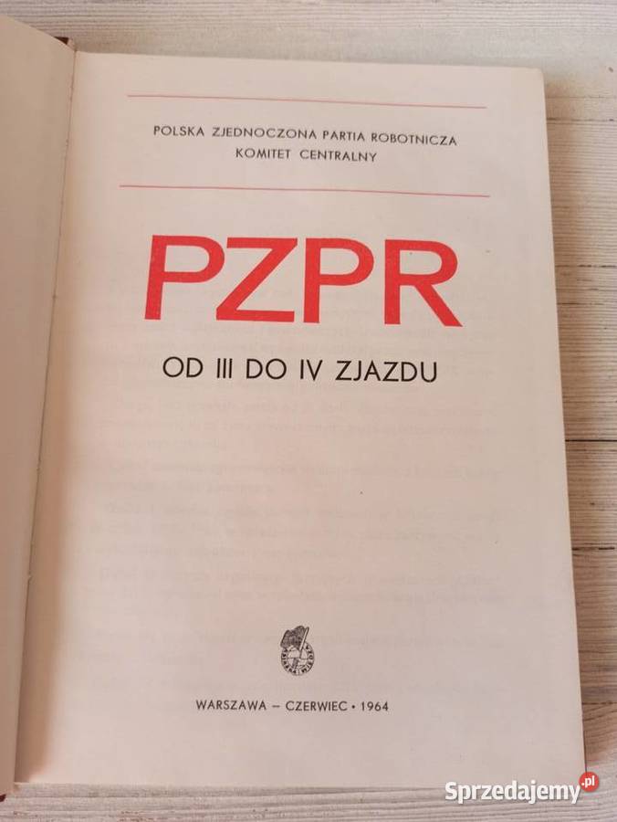 PZPR III do IV zjazdu Warszawa 1964 Bielsko-Biała sprzedam
