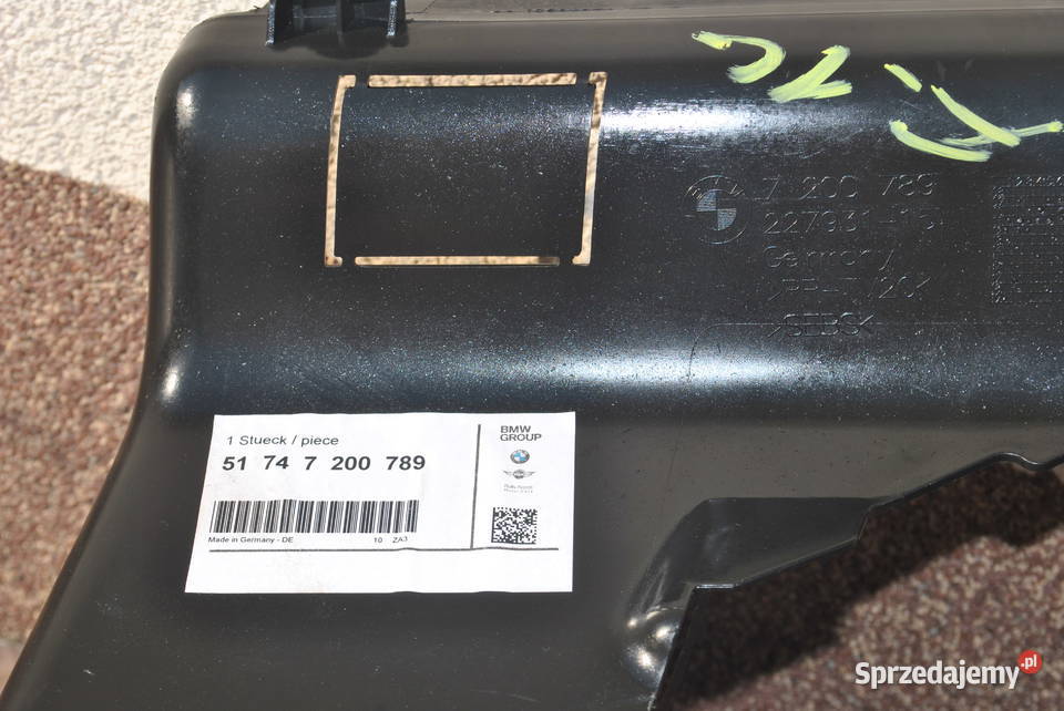 Kierownica powietrza wlot BMW SERIA F10 F11 lewy