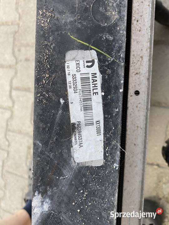 Komplet chłodnic diesel Jeep Compass II mazowieckie Siedlce