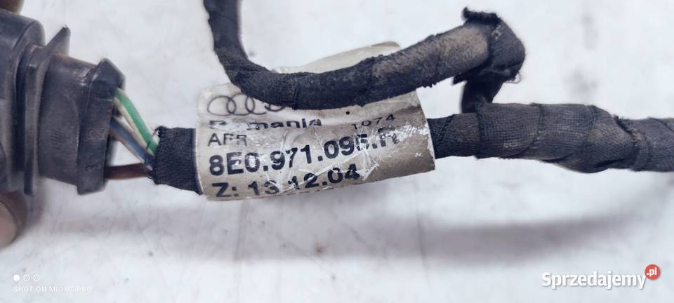 INSTALACJI ZDERZAKA PRZÓD AUDI A4 B7 8E0971095R Przystajń