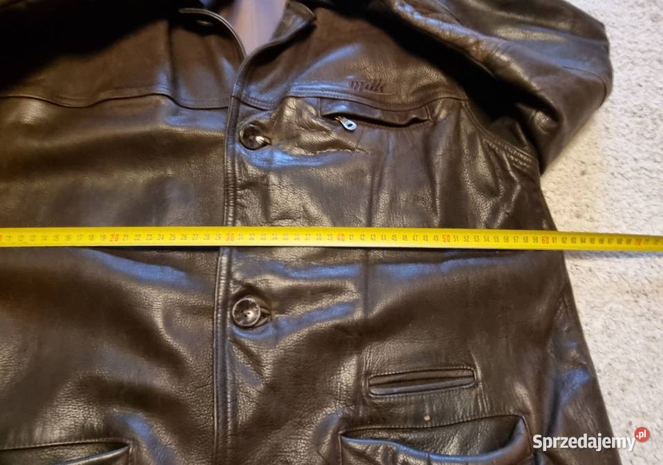Kurtka skórzana w kolorze brązowym mazowieckie Grójec